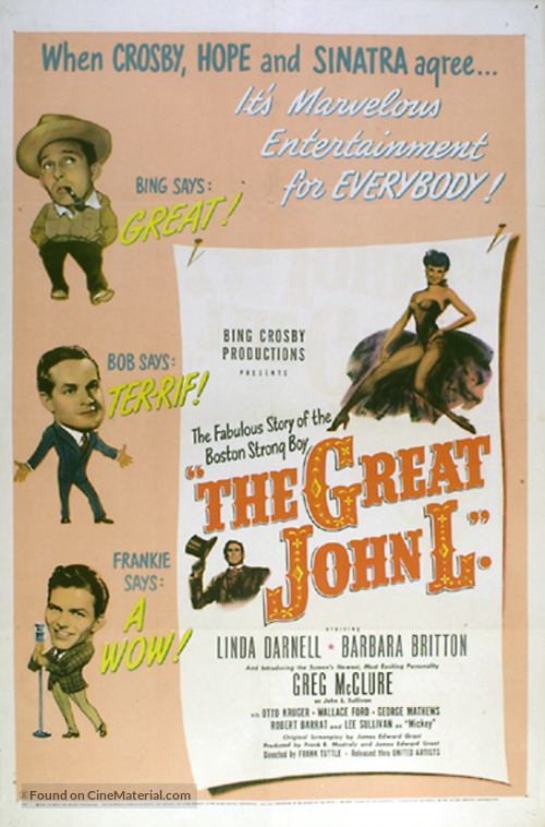 The Great John L. - Movie Poster