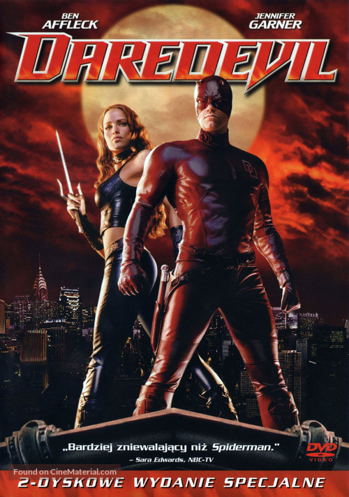 Daredevil - Polish DVD movie cover