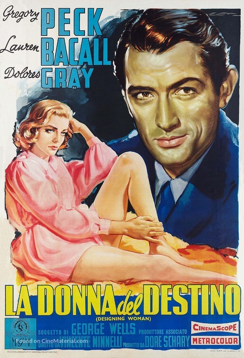 Designing Woman - Italian Movie Poster