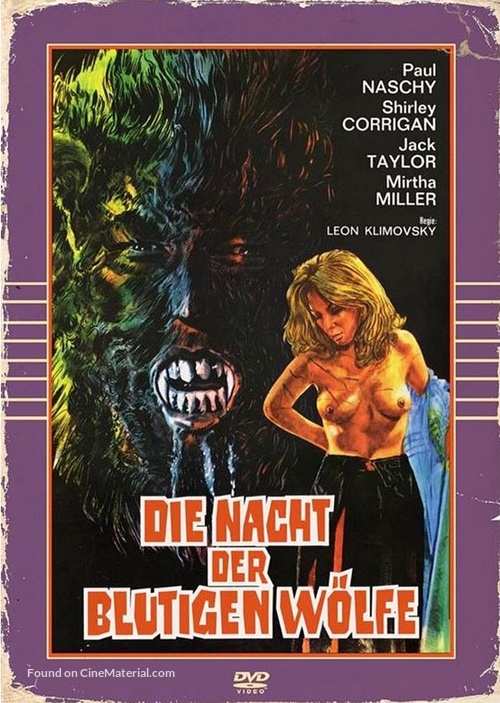 Dr. Jekyll y el Hombre Lobo - German DVD movie cover