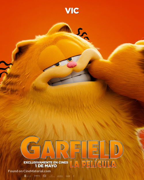 The Garfield Movie - Spanish Movie Poster