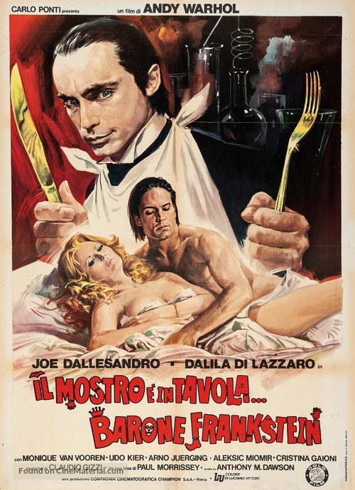 Flesh for Frankenstein - Italian Movie Poster