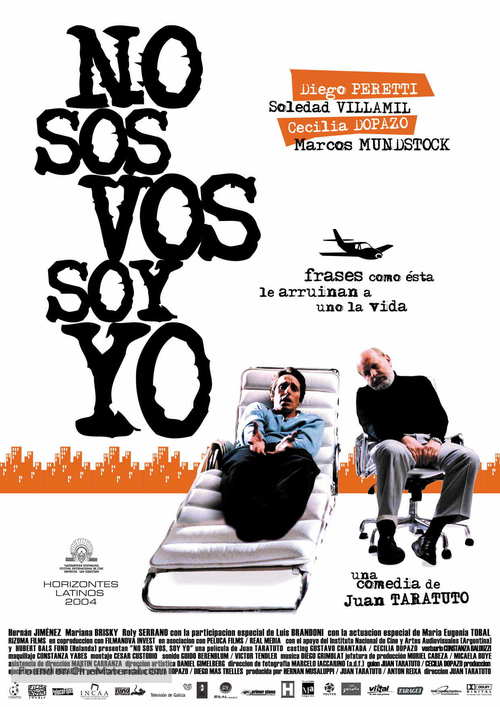 No sos vos, soy yo - Spanish poster