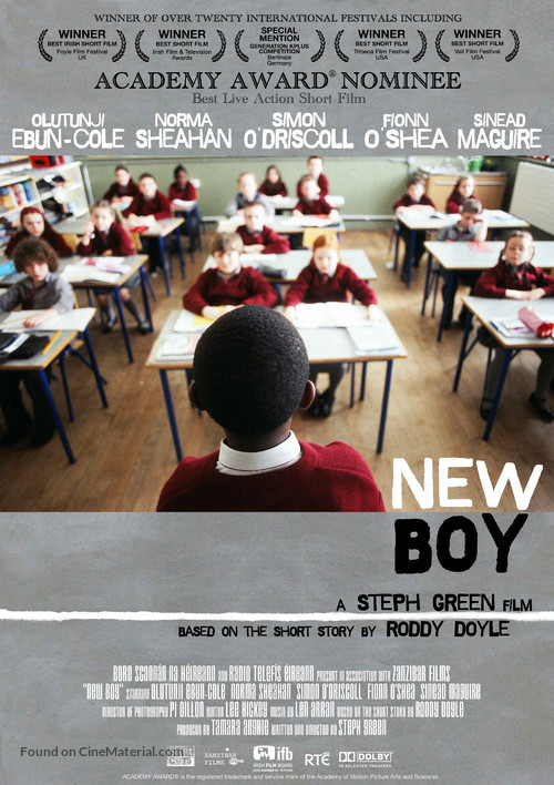 New Boy - Irish Movie Poster