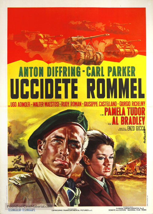 Uccidete Rommel - Italian Movie Poster
