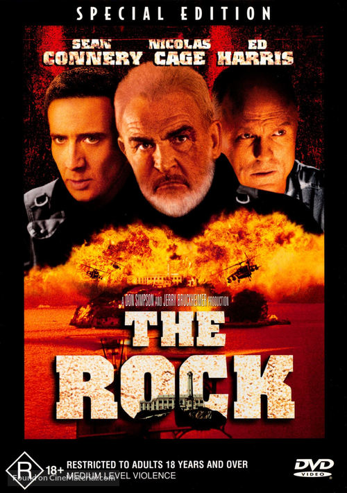 The Rock - Australian DVD movie cover