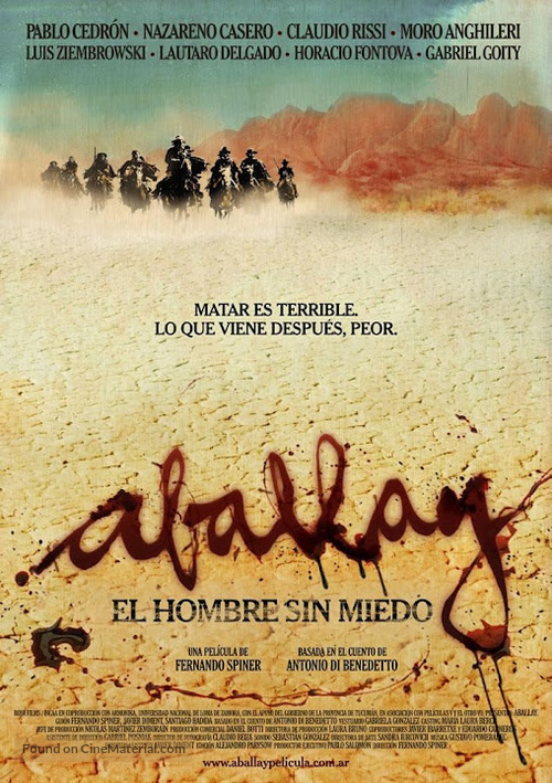 Aballay, el hombre sin miedo - Argentinian Movie Poster