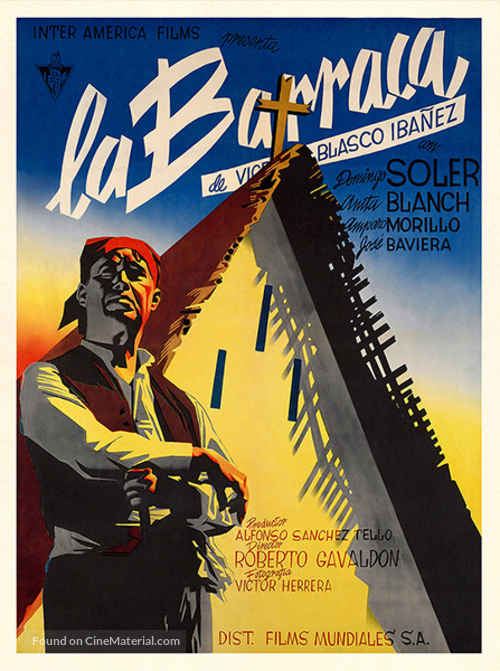 La barraca - Mexican Movie Poster