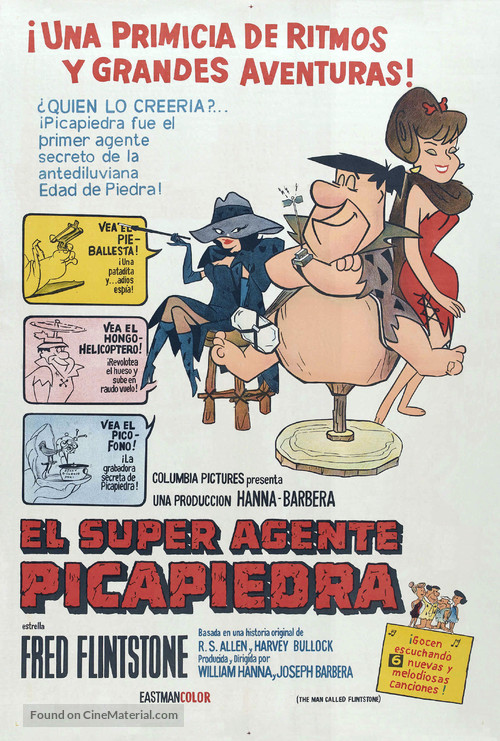 The Man Called Flintstone - Argentinian Movie Poster