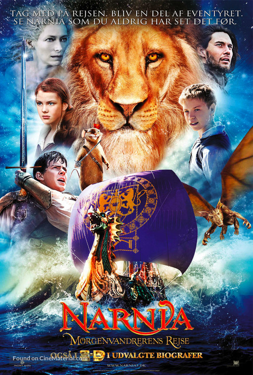 The Chronicles of Narnia: The Voyage of the Dawn Treader - Danish Movie Poster