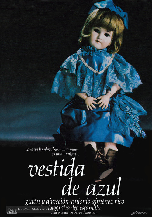 Vestida de azul - Spanish Movie Poster