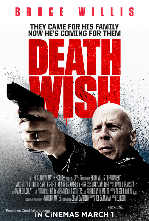 Death Wish - Philippine Movie Poster