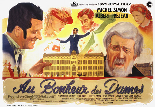 Au bonheur des dames - French Movie Poster