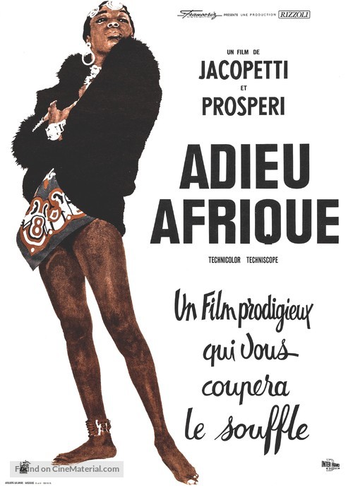 Africa addio - French Movie Poster