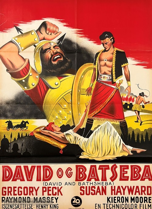 David and Bathsheba - Danish Movie Poster