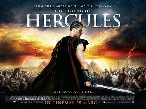 The Legend of Hercules - British Movie Poster