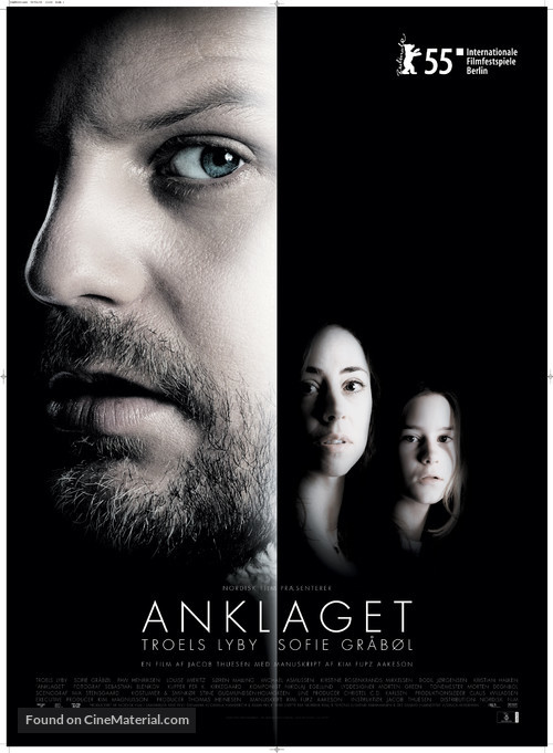 Anklaget - Danish Theatrical movie poster