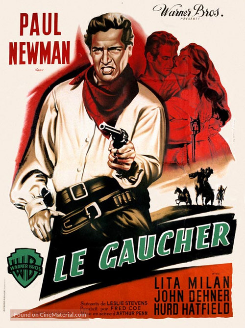 The Left Handed Gun - French Movie Poster