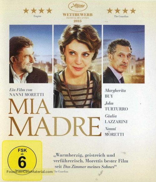 Mia madre - German Blu-Ray movie cover