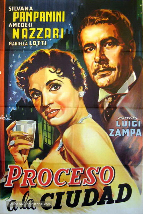 Processo alla citt&agrave; - Argentinian Movie Poster