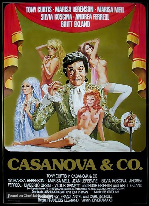 Casanova &amp; Co. - German Movie Poster