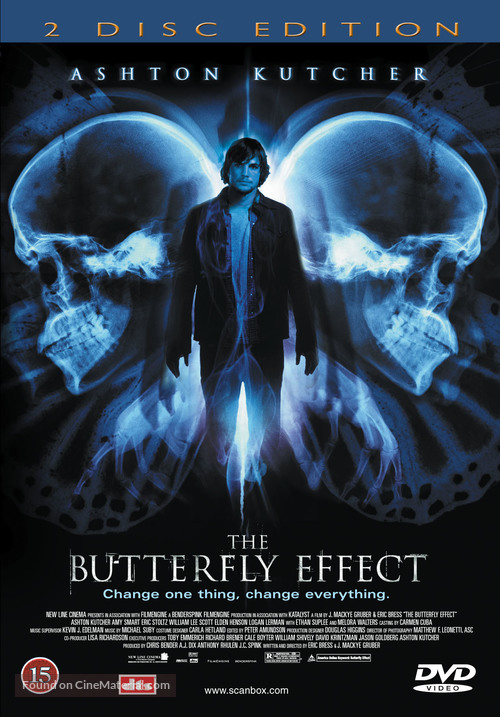 The Butterfly Effect - Danish DVD movie cover