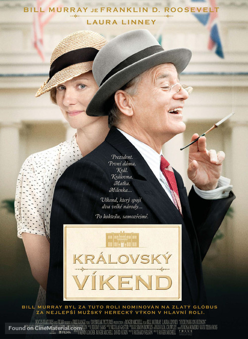 Hyde Park on Hudson - Czech Movie Poster