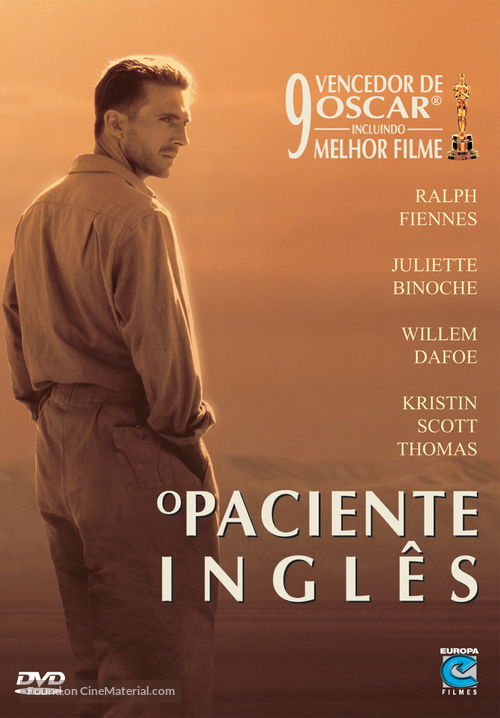 The English Patient - Brazilian DVD movie cover