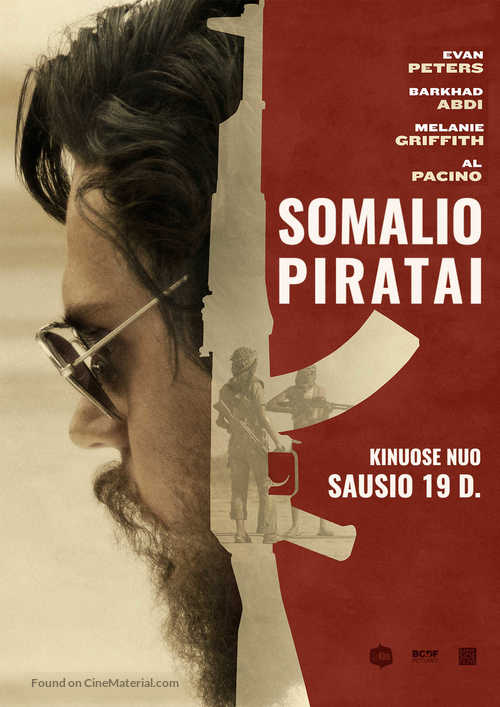 The Pirates of Somalia - Lithuanian Movie Poster