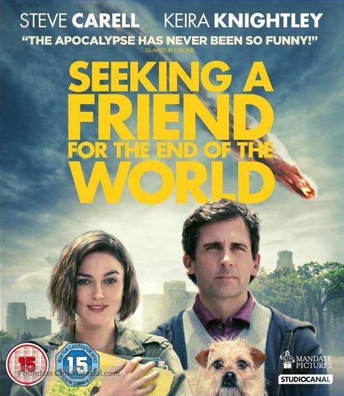 Seeking a Friend for the End of the World - British Blu-Ray movie cover