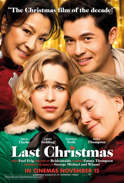 Last Christmas - British Movie Poster