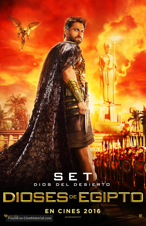 Gods of Egypt - Mexican Movie Poster