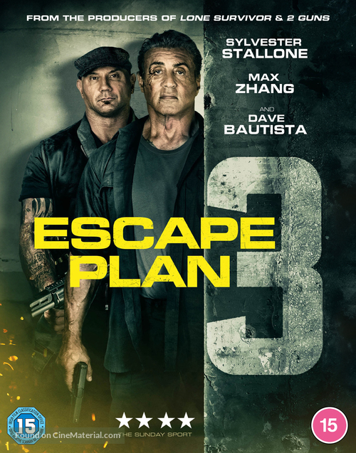 Escape Plan: The Extractors - British Movie Cover