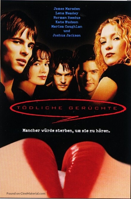 Gossip - German VHS movie cover