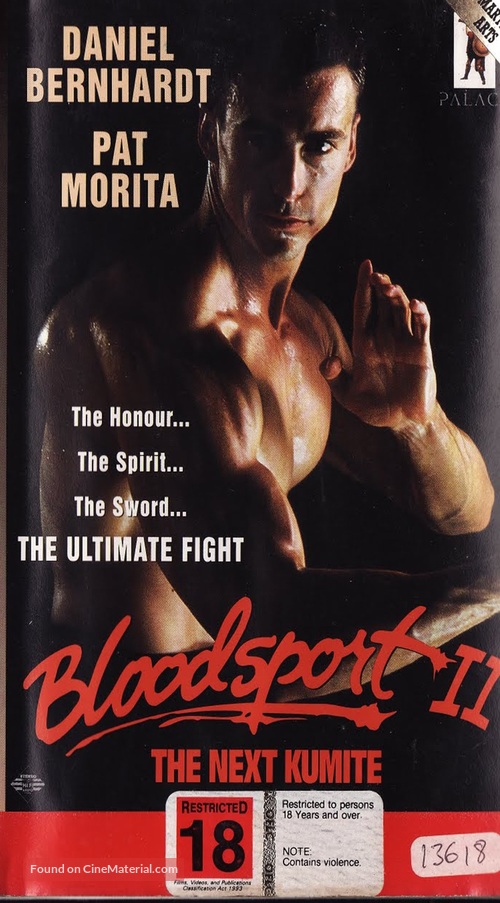 Bloodsport 2 - New Zealand VHS movie cover