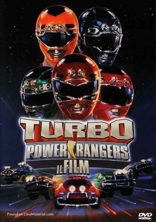 Turbo: A Power Rangers Movie - Italian DVD movie cover