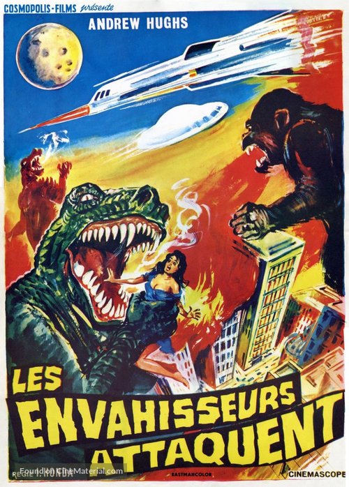 Kaij&ucirc; s&ocirc;shingeki - French Movie Poster