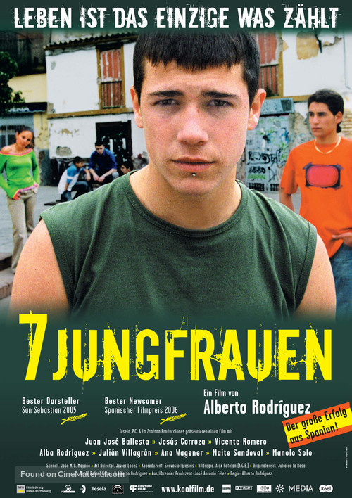 7 v&iacute;rgenes - German Movie Poster