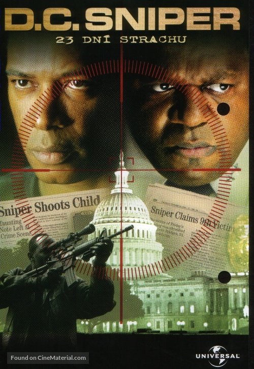 D.C. Sniper: 23 Days of Fear - Czech DVD movie cover
