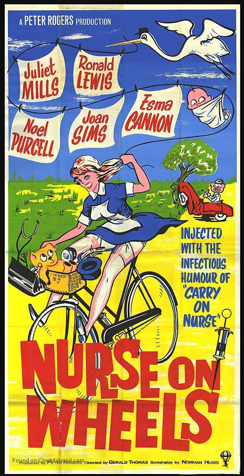 Nurse on Wheels - British Movie Poster