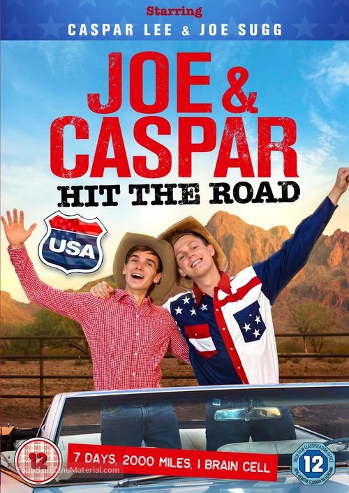 Joe &amp; Caspar Hit the Road USA - British Movie Cover