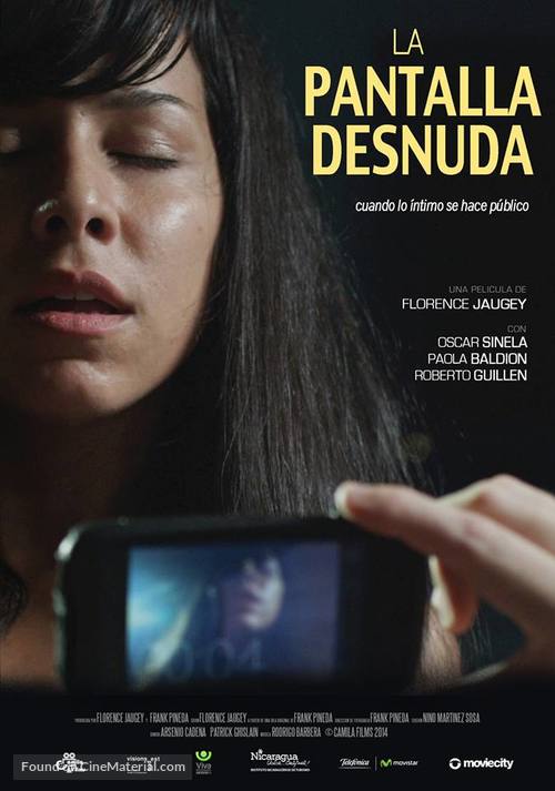 La Pantalla Desnuda - Panamanian Movie Poster