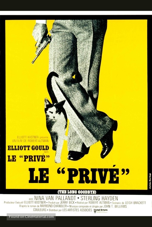 The Long Goodbye - French Movie Poster