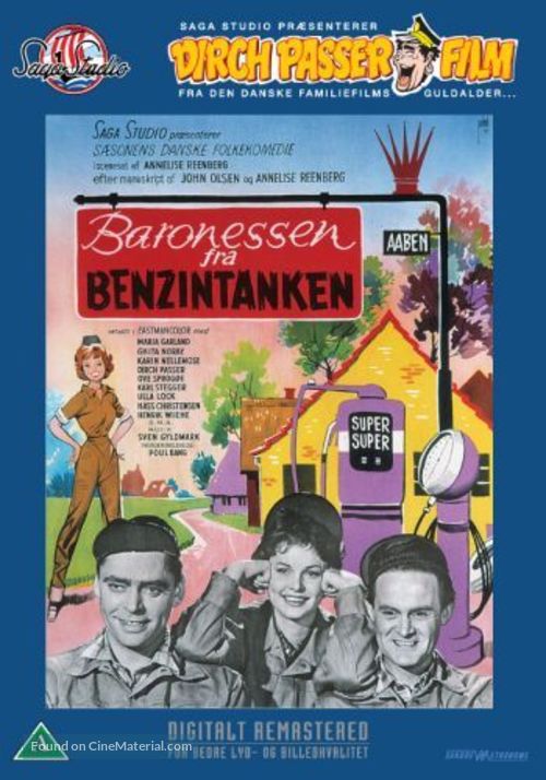 Baronessen fra benzintanken - Danish DVD movie cover