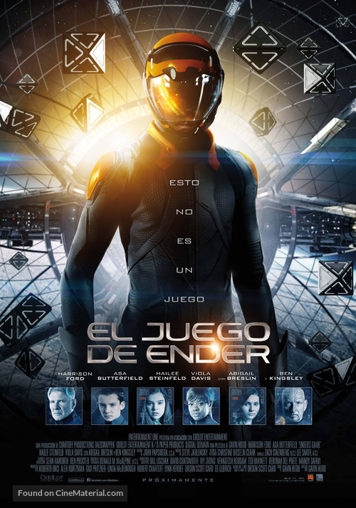 Ender&#039;s Game - Spanish Movie Poster