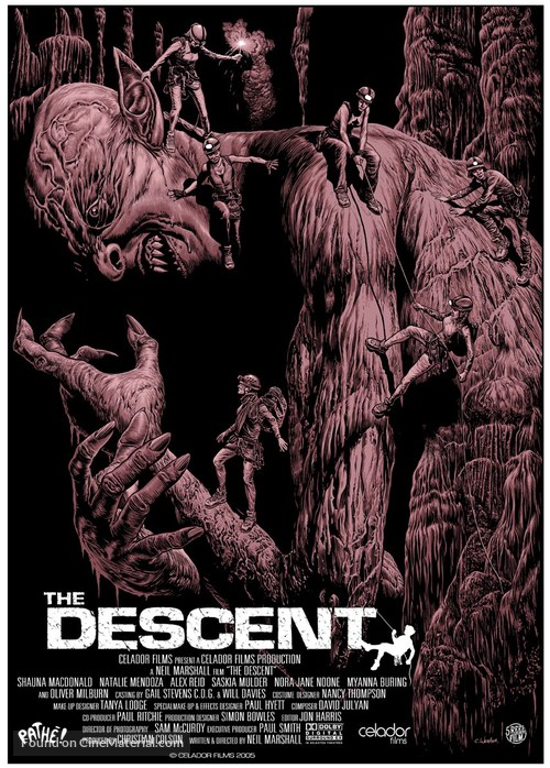 The Descent - British Movie Poster