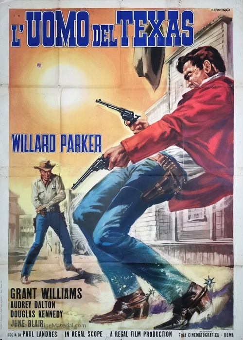 Lone Texan - Italian Movie Poster