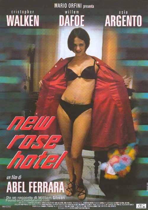 New Rose Hotel - Italian Movie Poster
