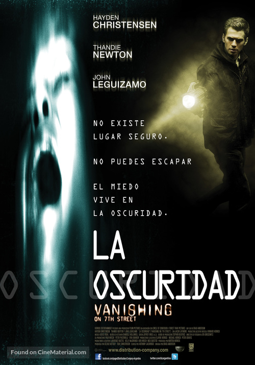 Vanishing on 7th Street - Argentinian Movie Poster