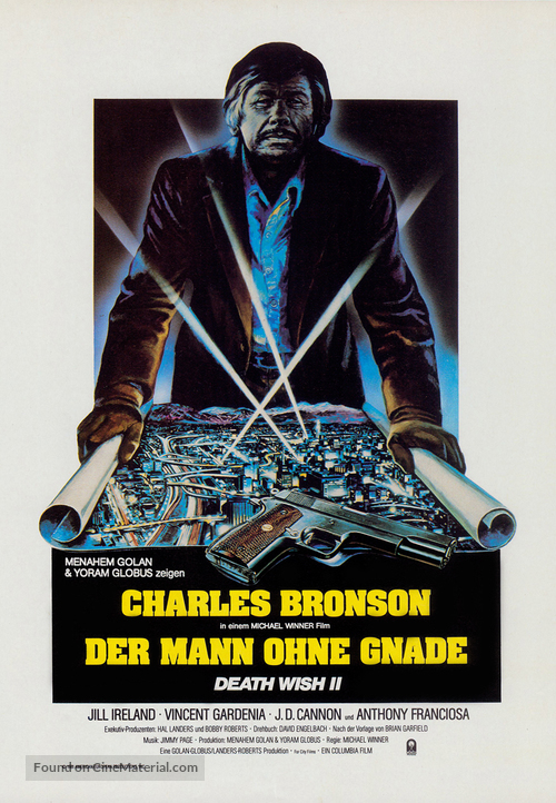 Death Wish II - German Movie Poster